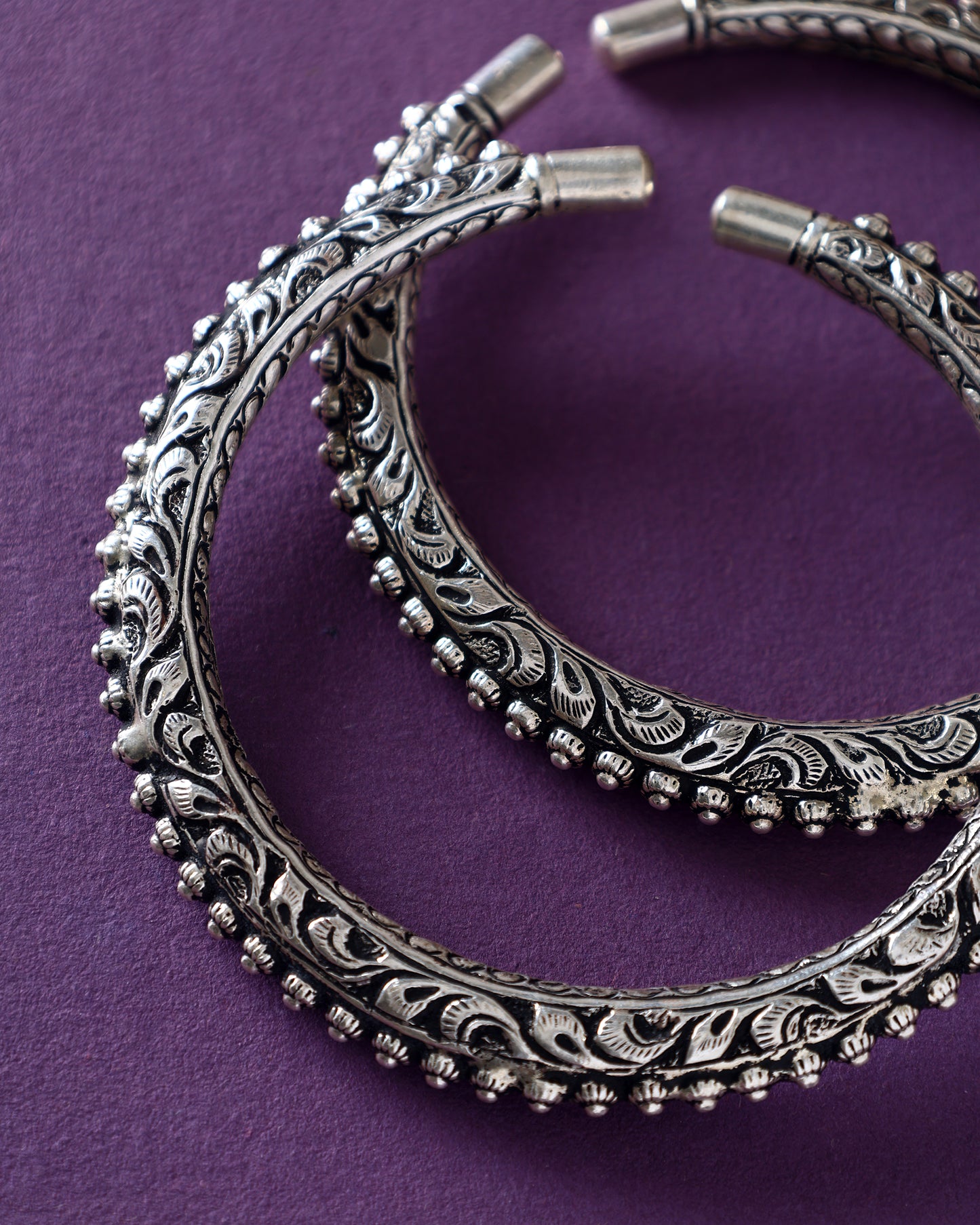 Handcrafted Anklets in 92.5 Silver with nan