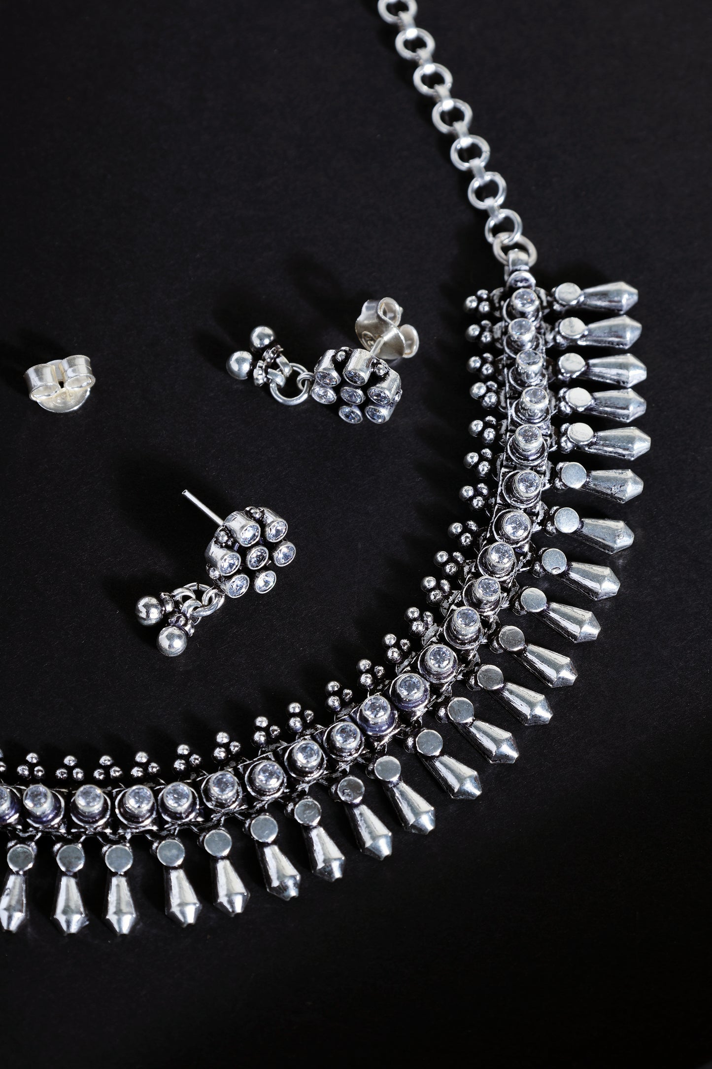 CZ Tribal Necklace Set