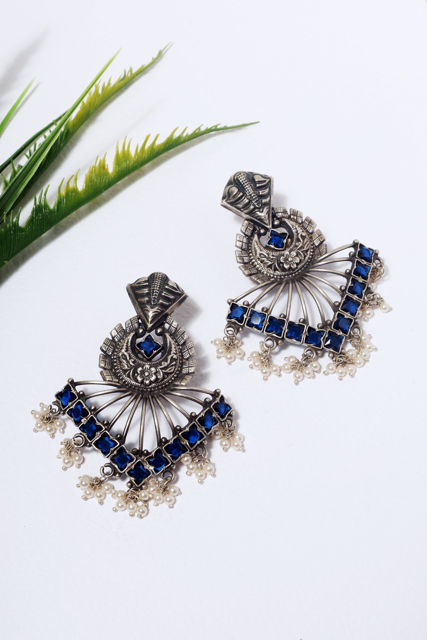 Pink Kempstone Temple Earrings