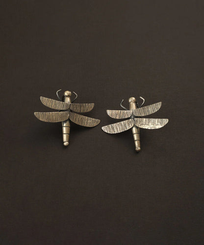 Silver Fly earrings