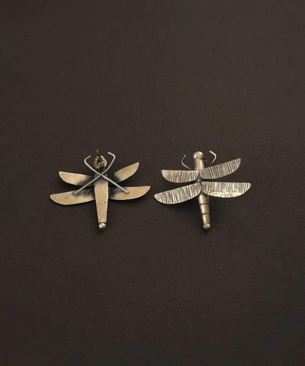 Silver Fly earrings