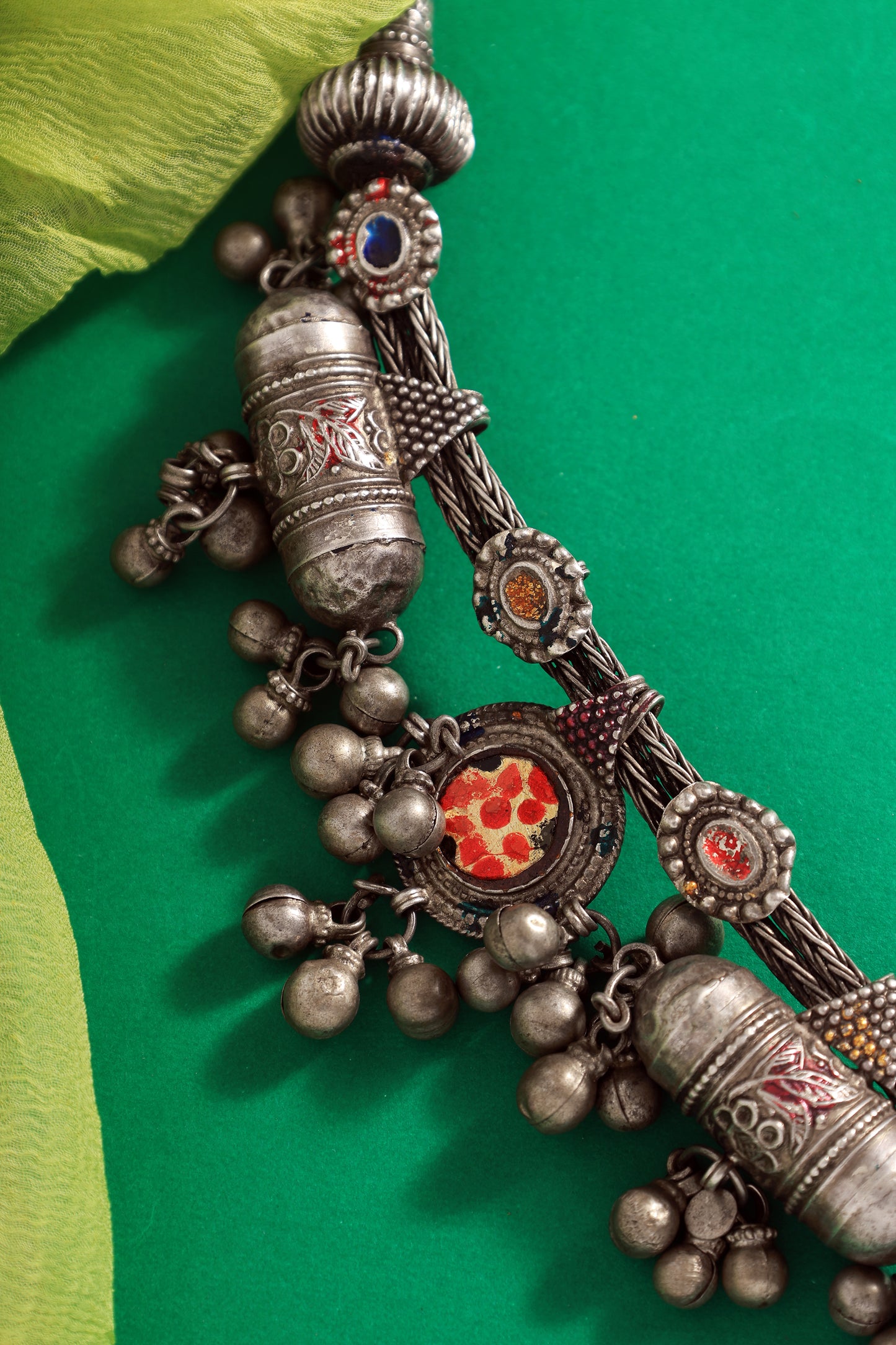 Kutch Tribal Silver Long Necklace