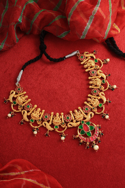 Laxmi Gold Kundan Necklace