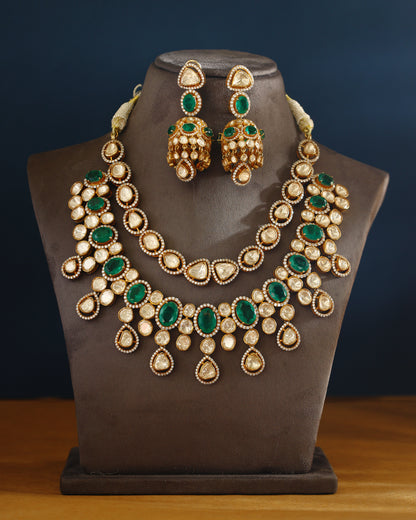 Handcrafted Necklace in 92.5 Silver with Moissanite (Copy)