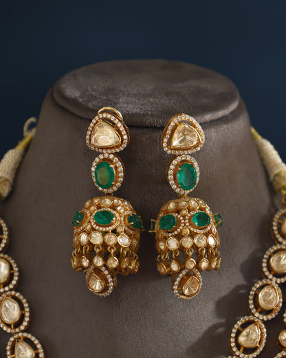 Handcrafted Necklace in 92.5 Silver with Moissanite (Copy)