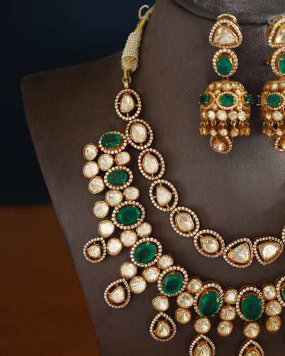 Handcrafted Necklace in 92.5 Silver with Moissanite (Copy)