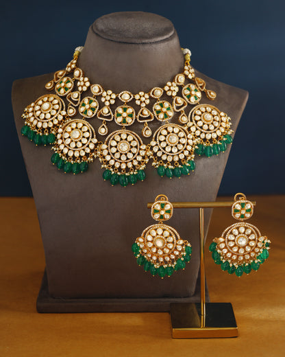 Handcrafted Necklace in 92.5 Silver with Moissanite (Copy)