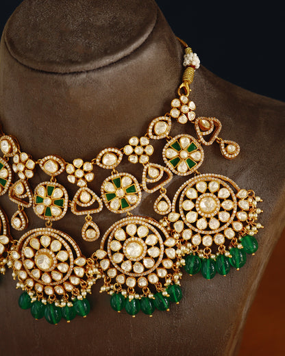 Handcrafted Necklace in 92.5 Silver with Moissanite (Copy)