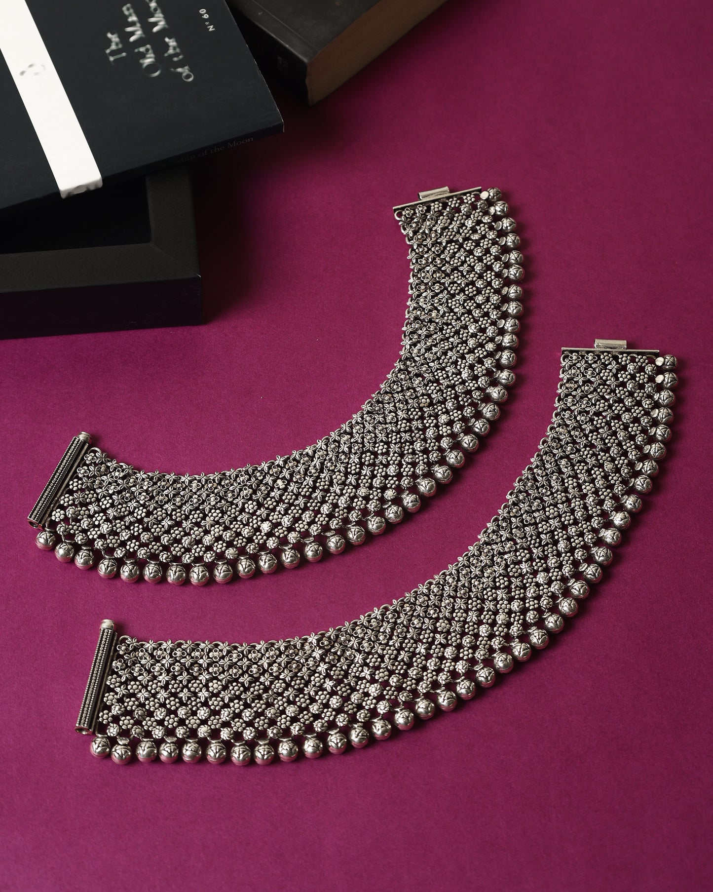 Handcrafted Anklets in 92.5 Silver