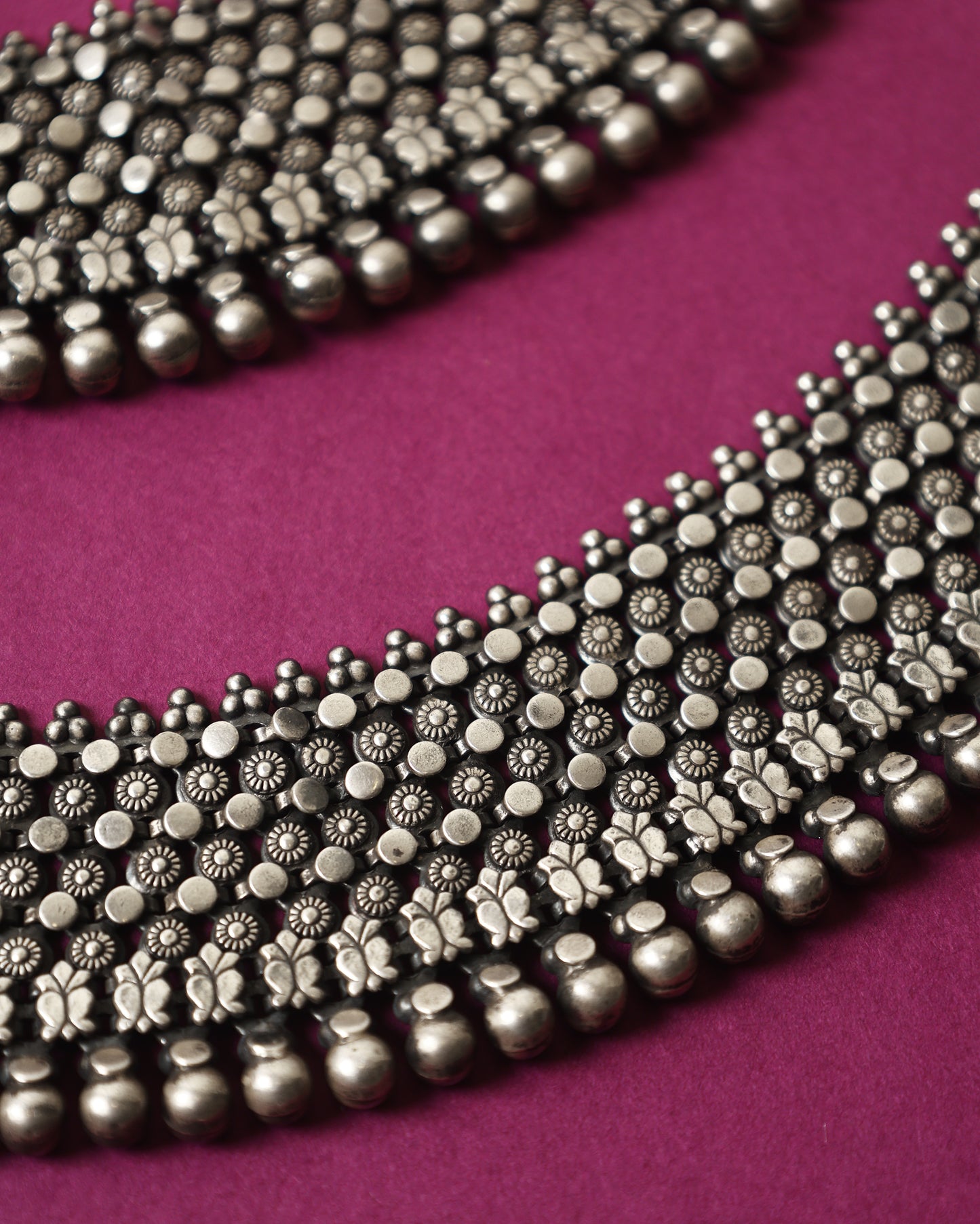 Handcrafted Anklets in 92.5 Silver with nan