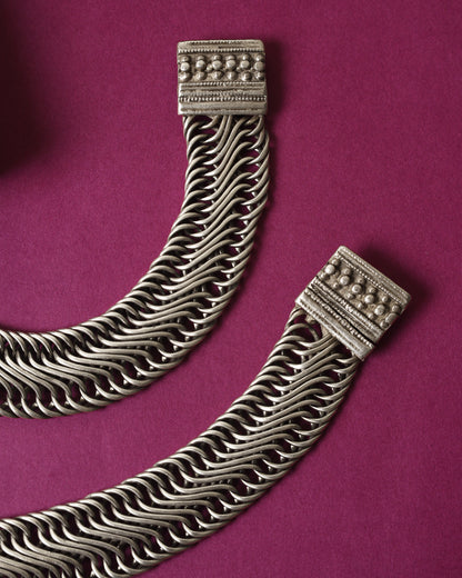 Handcrafted Anklets in 92.5 Silver with nan