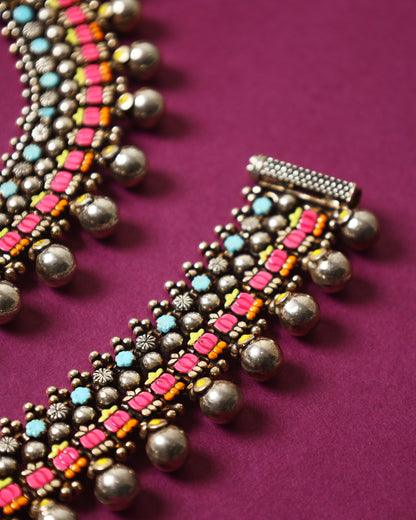 Handcrafted Anklets in 92.5 Silver with nan