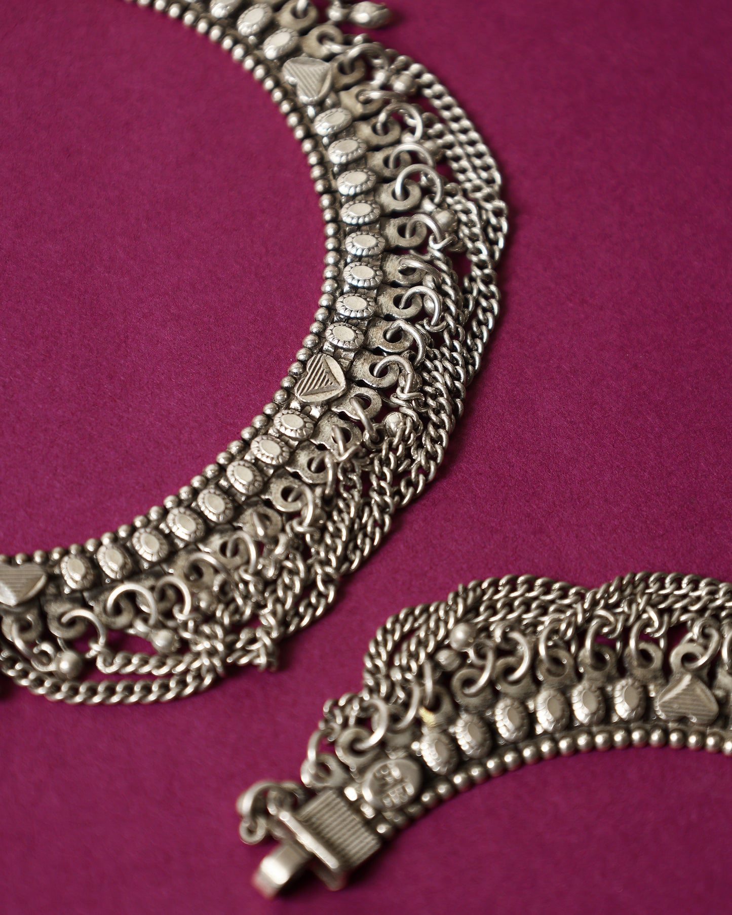 Handcrafted Anklets in 92.5 Silver with nan