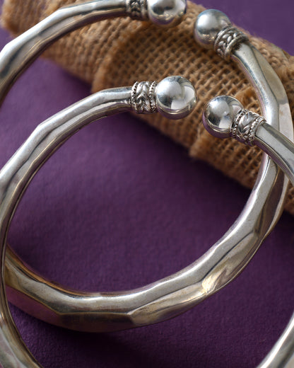 Handcrafted Anklets in 92.5 Silver with nan