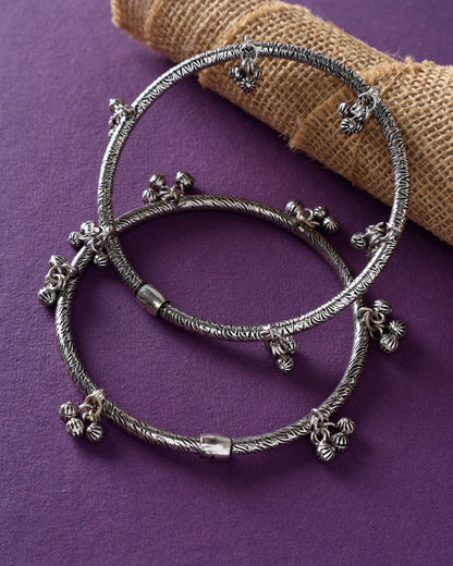 Handcrafted Anklets in 92.5 Silver with nan