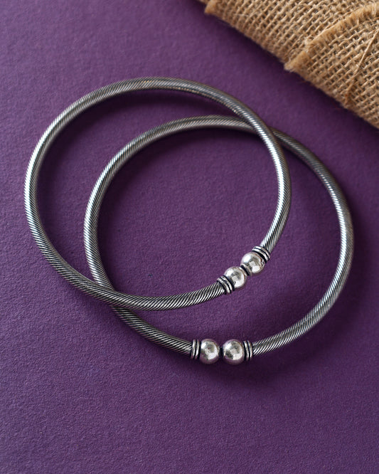 Handcrafted Anklets in 92.5 Silver with nan