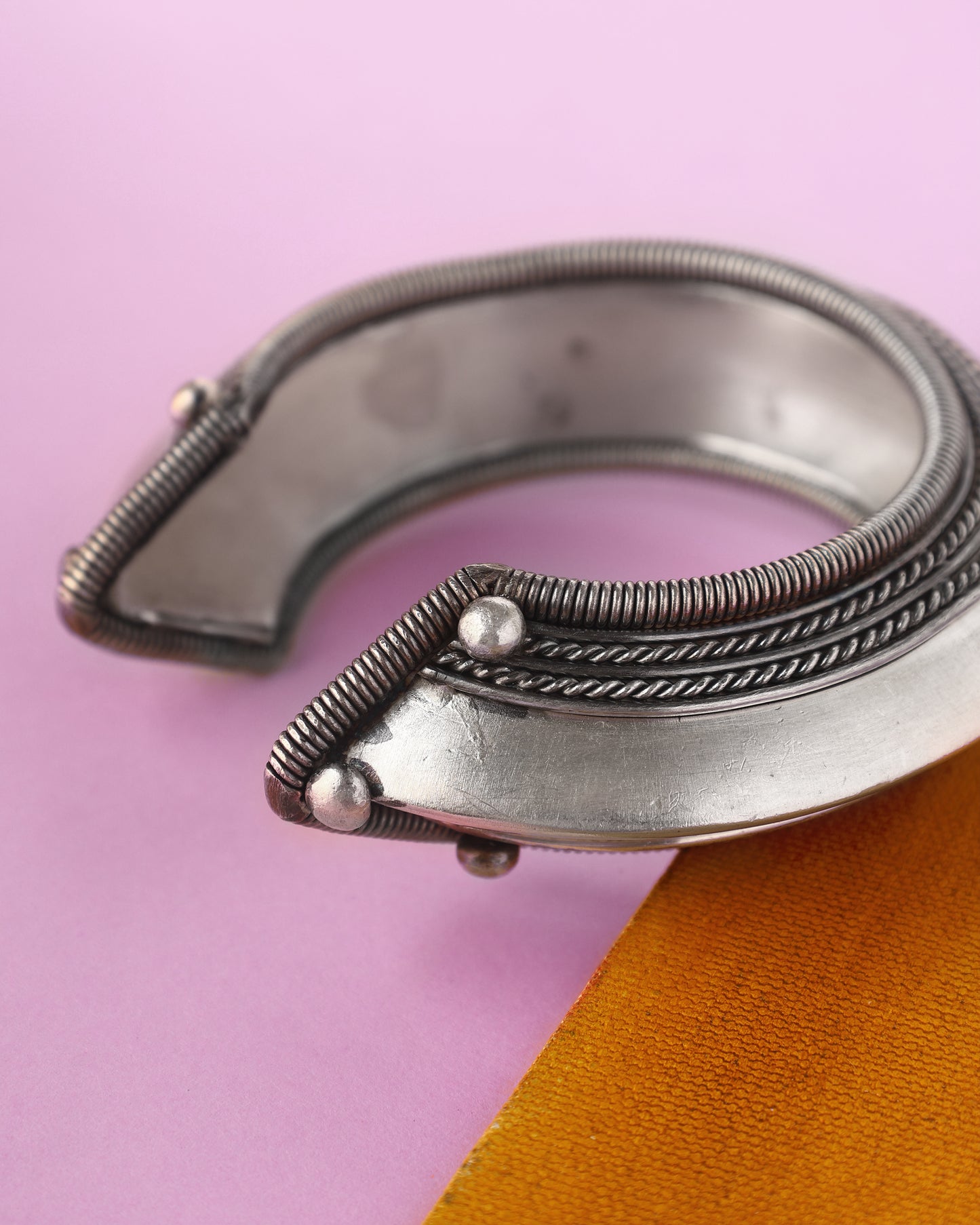 Handcrafted Bangles in 92.5 Silver with nan