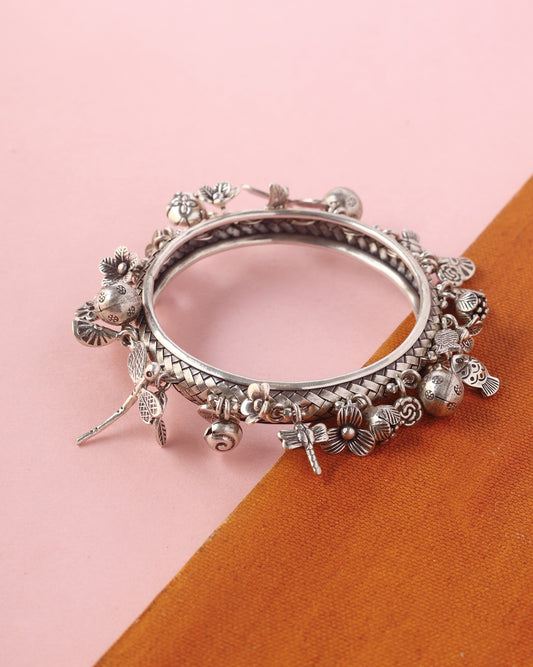 Handcrafted Bangles in 92.5 Silver with nan