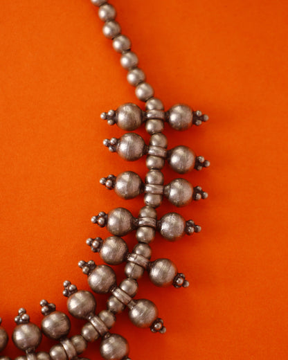 Antique Handcrafted Necklace in 92.5 Silver