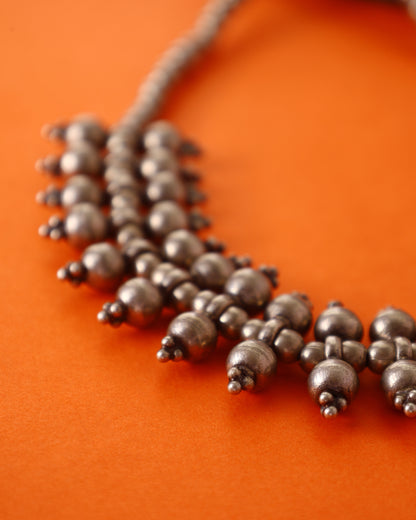 Antique Handcrafted Necklace in 92.5 Silver