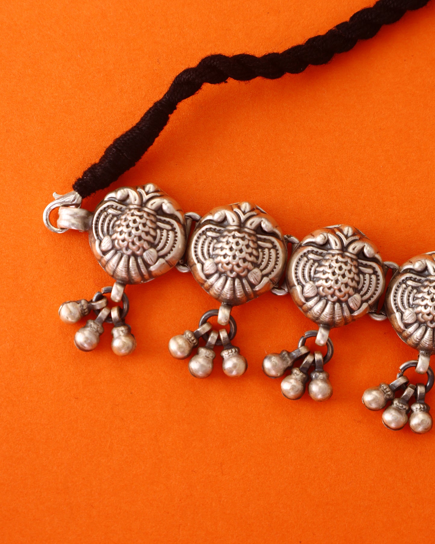 Antique Handcrafted Choker Set in 92.5 Silver