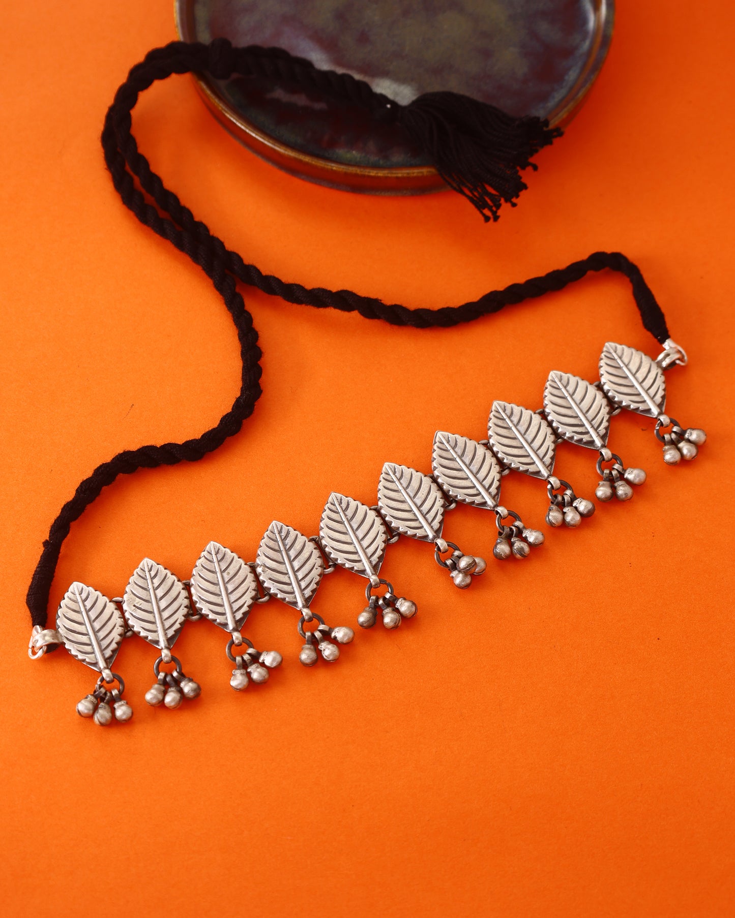 Antique Handcrafted Choker Set in 92.5 Silver