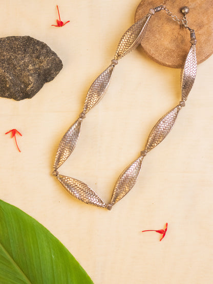 Sterling Silver Weaved Necklace