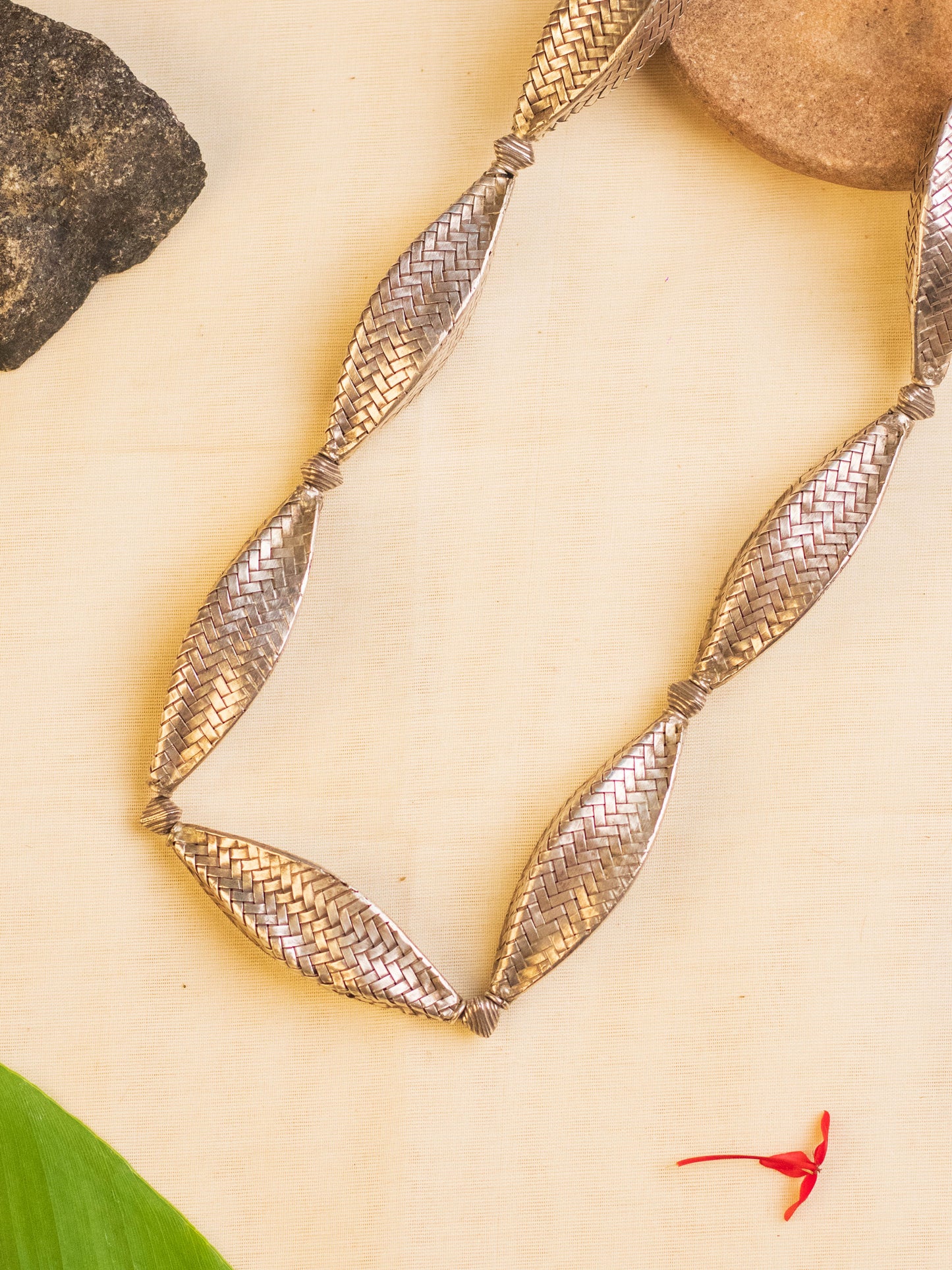 Sterling Silver Weaved Necklace