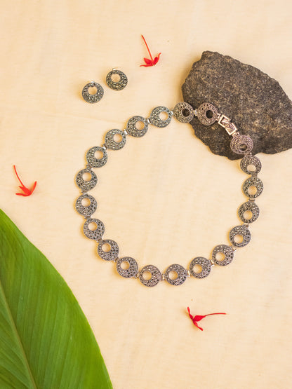 Marcasite Necklace Set