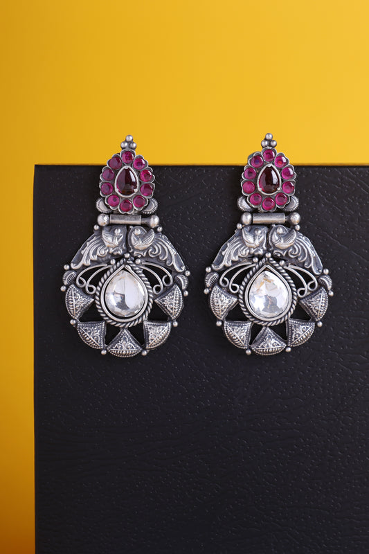 CZ Kempstone Temple Earrings