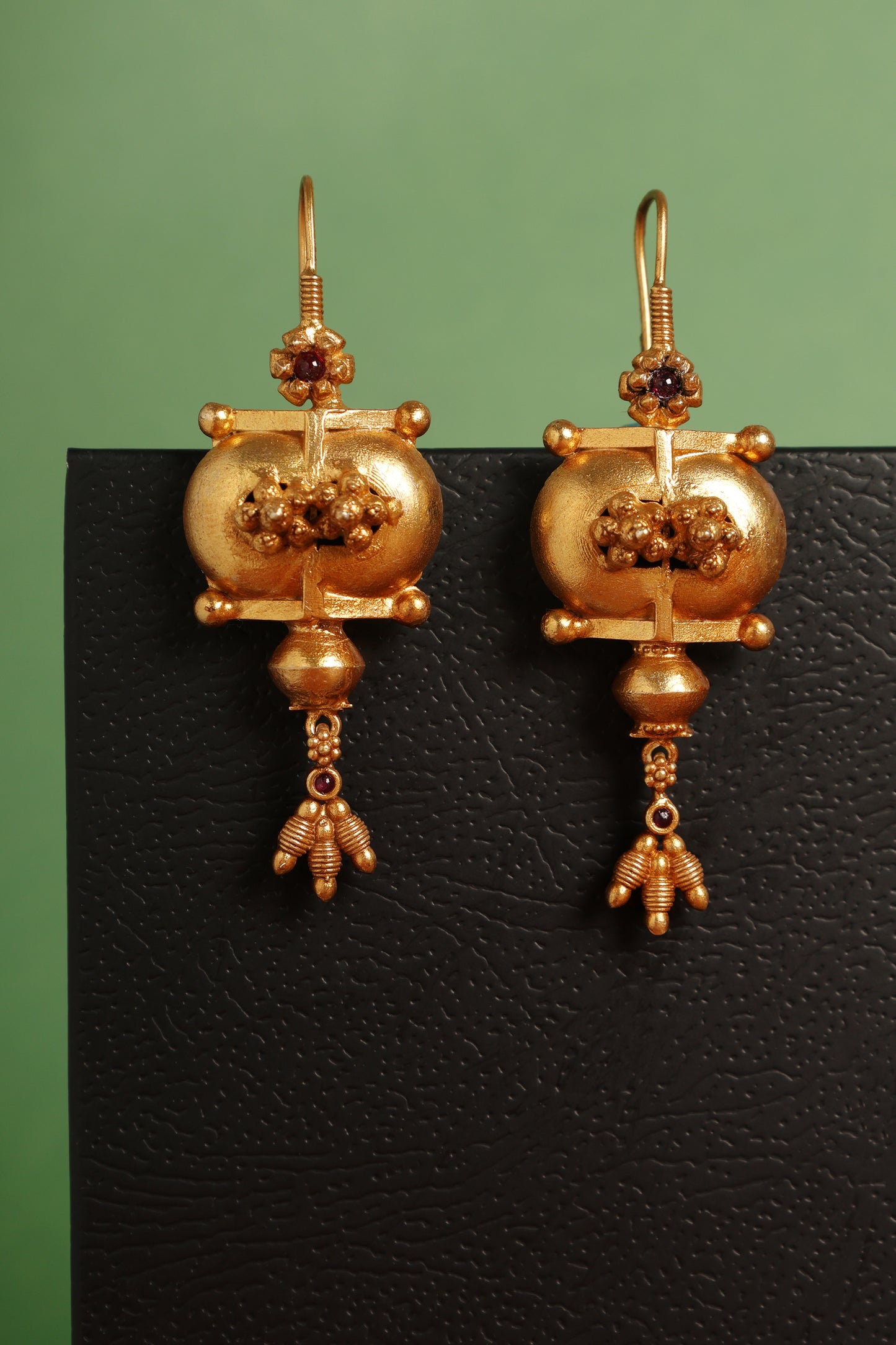 Tribal 18k Gold Plated Earrings