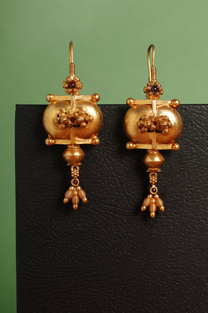 Tribal 18k Gold Plated Earrings