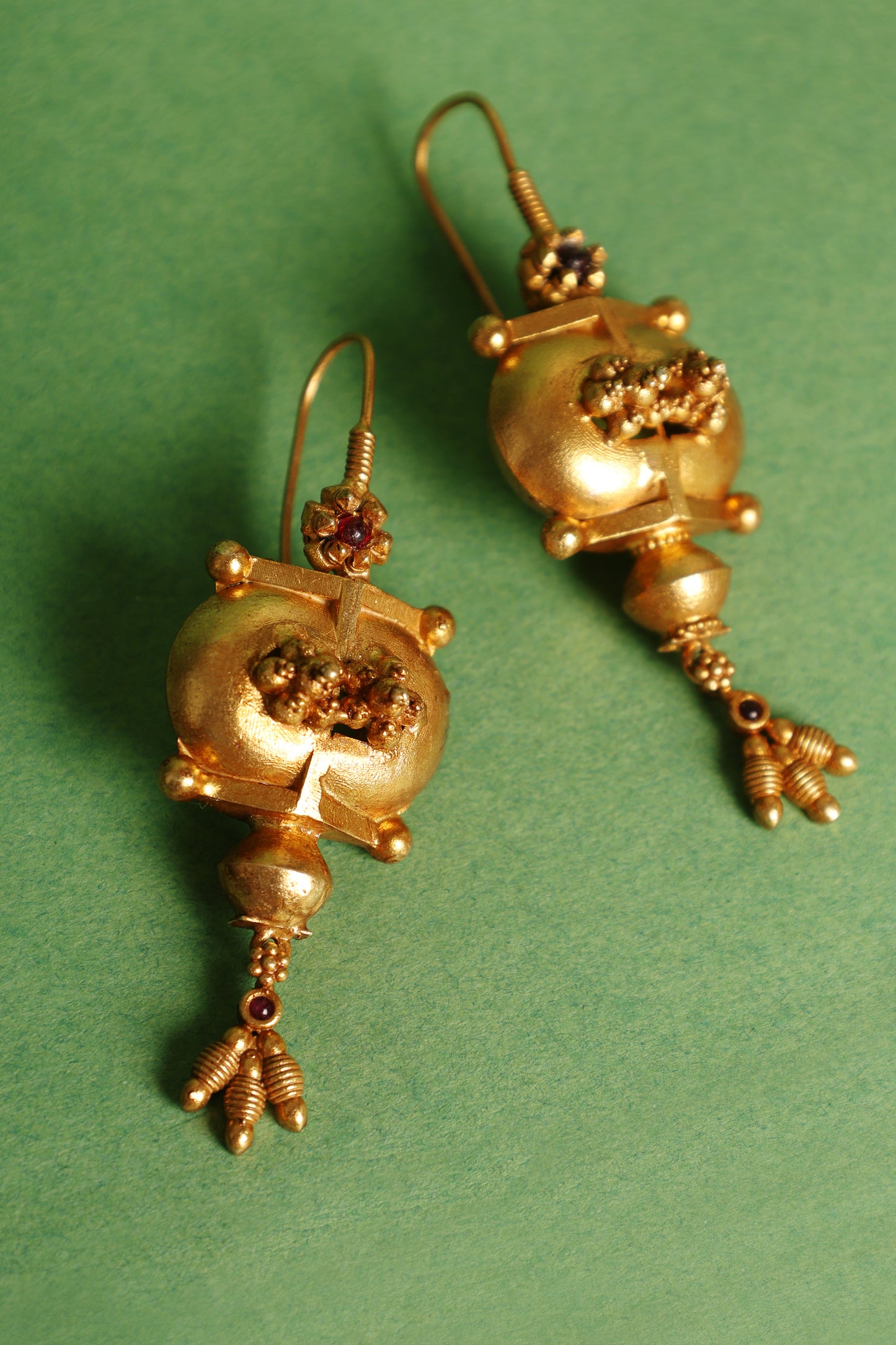 Tribal 18k Gold Plated Earrings