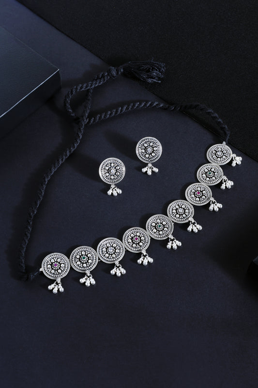 CZ Tribal Choker Set