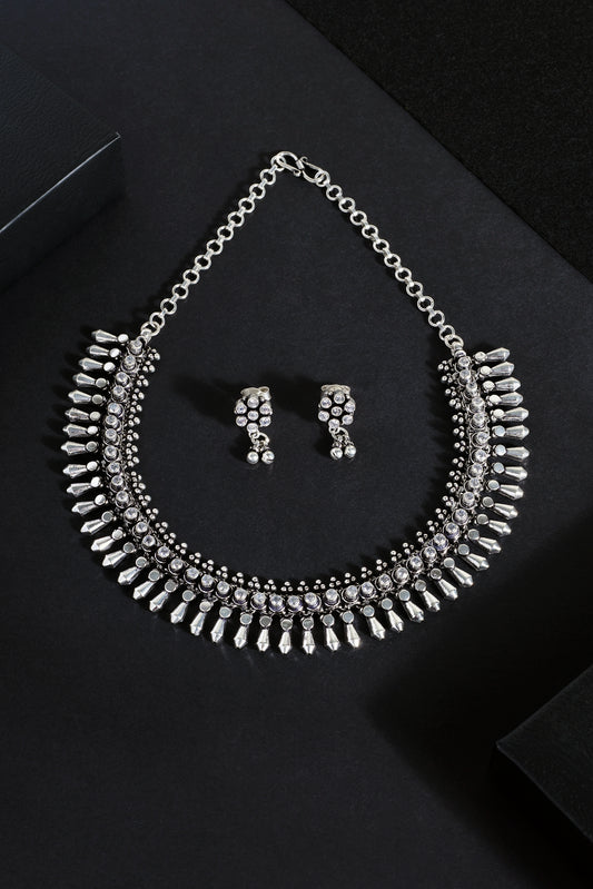 CZ Tribal Necklace Set