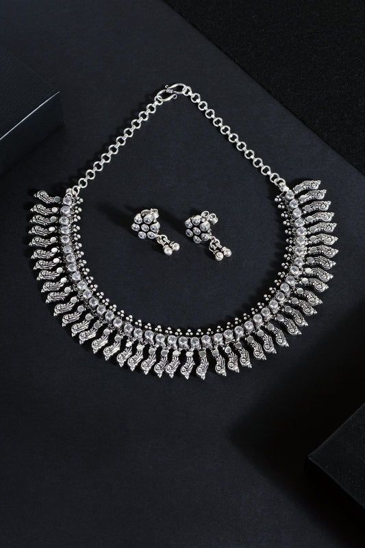 CZ Tribal Necklace Set